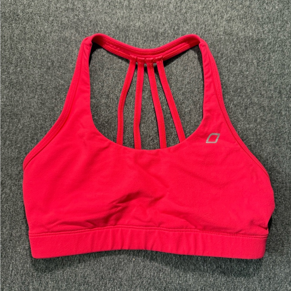 Lorna Jane Vibrant Pink Strappy Racerback Sports Bra XS/S